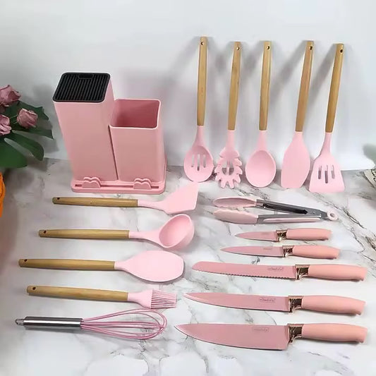 Kitchen Utensils Set 19 pieces - Silicone