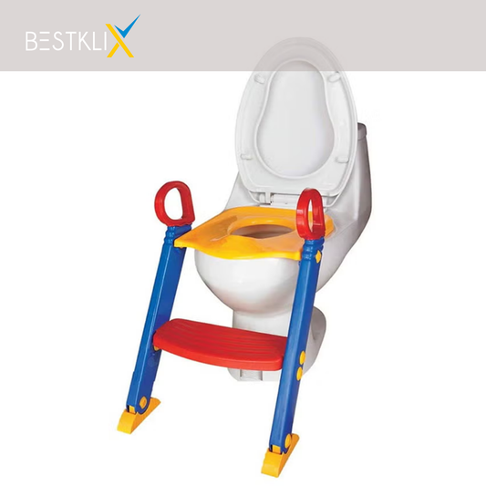 EasyGo Potty Trainer Seat with Ladder – Adjustable & Foldable for Toddlers - FREE DELIVERY