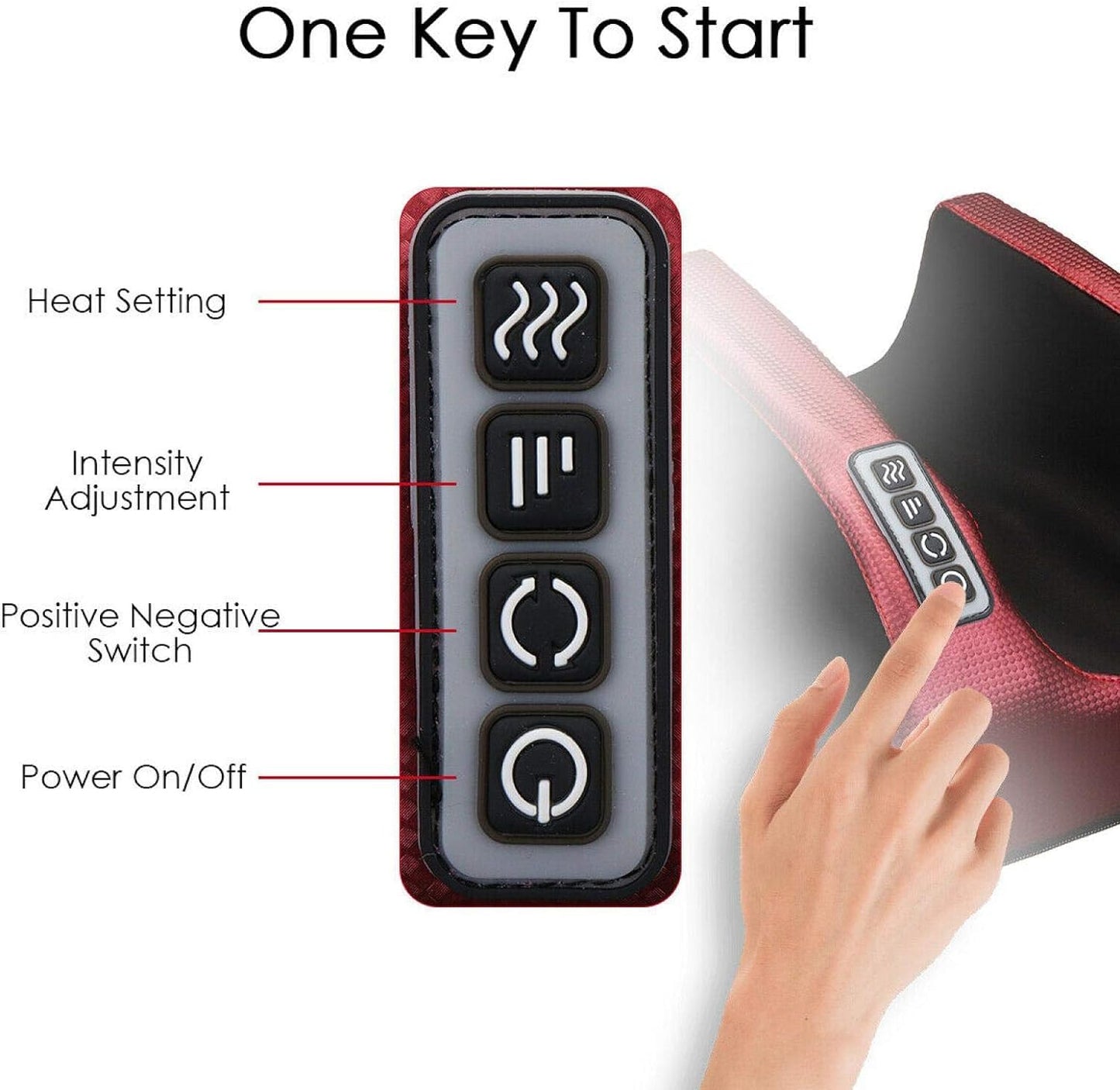 Electric Foot Massager with Heat