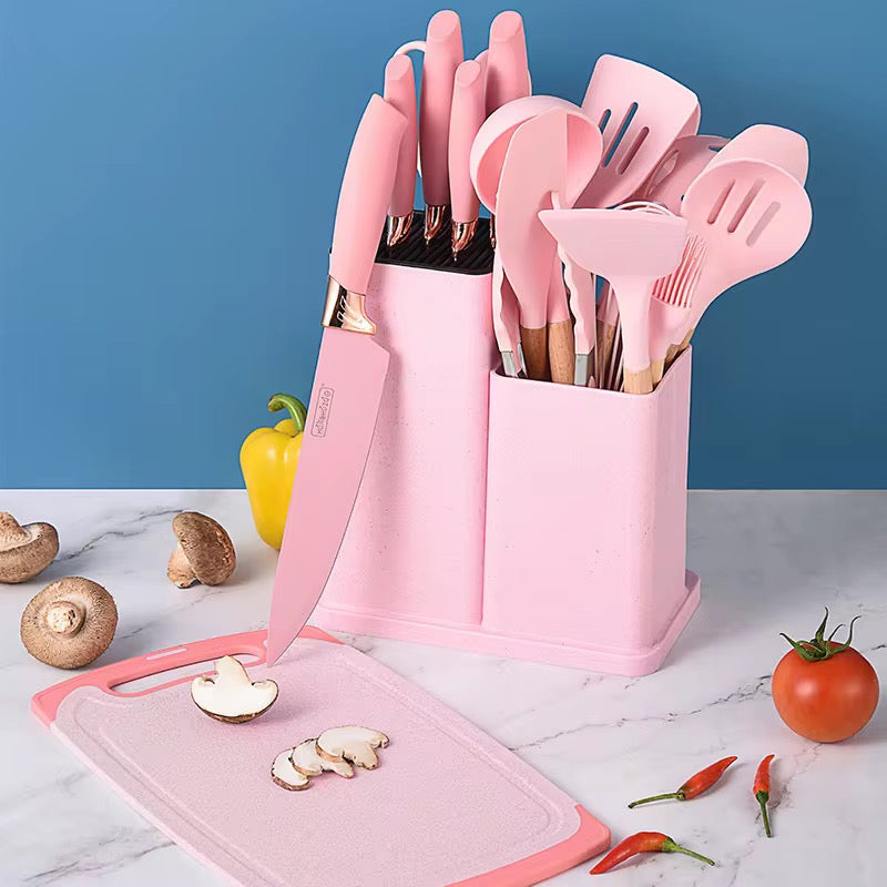 Kitchen Utensils Set 19 pieces - Silicone