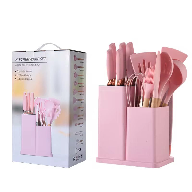 Kitchen Utensils Set 19 pieces - Silicone