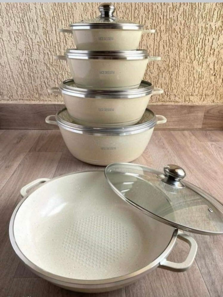Granite Cookware Set 5 Pots