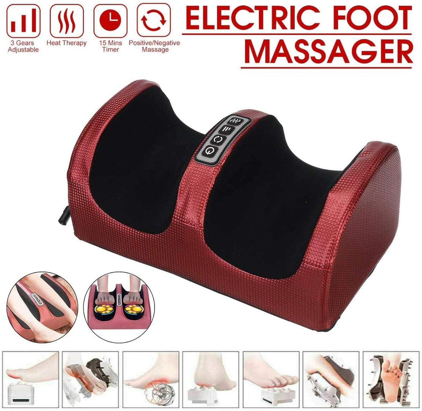 Electric Foot Massager with Heat