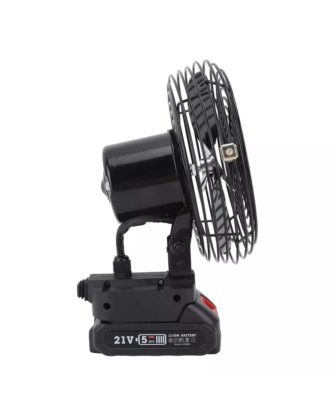 Portable Camping Fan with 21V Rechargeable Battery